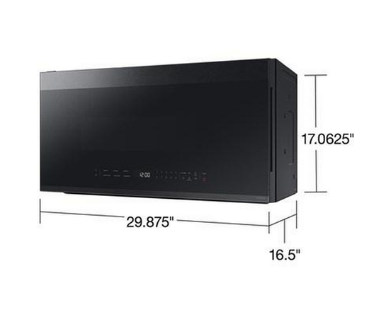 Samsung Bespoke Smart 30-Inch, 2.1 Cu. Ft. Over-The-Range Microwave - ME21DG6500MT/AC