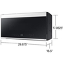 Samsung Bespoke Smart 30-Inch, 2.1 Cu. Ft. Over-The-Range Microwave - ME21DB650012/AC