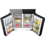 Samsung Bespoke 36-Inch, 23 Cu. Ft 4-Door Refrigerator - RF23DB9900QDAC