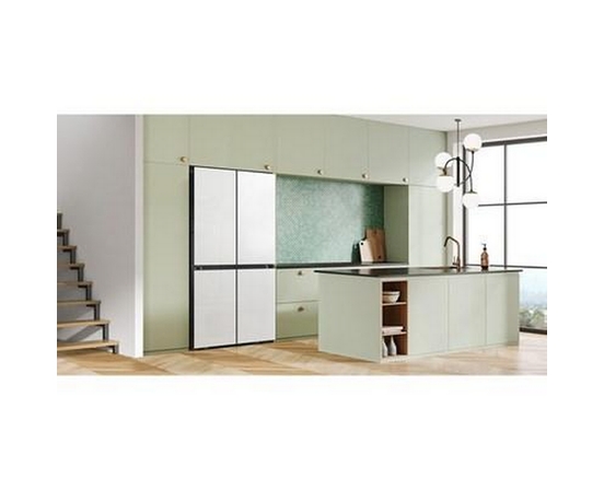 Samsung Bespoke 36-Inch, 22.5 Cu. Ft. Counter Depth 4-Door Refrigerator With Beverage Center™ - RF23DB960012AA