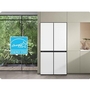 Samsung Bespoke 36-Inch, 22.5 Cu. Ft. Counter Depth 4-Door Refrigerator With Beverage Center™ - RF23DB960012AA