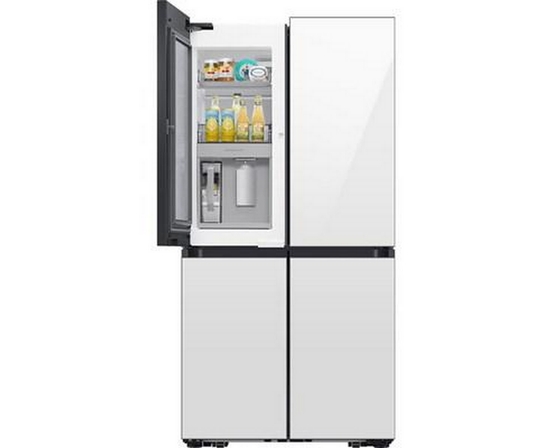 Samsung Bespoke 36-Inch, 22.5 Cu. Ft. Counter Depth 4-Door Refrigerator With Beverage Center™ - RF23DB960012AA