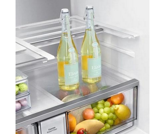 Samsung Bespoke 36-Inch, 28.6 Cu. Ft. Freestanding 4-Door Refrigerator With Wi-Fi - RF29DB9600QLAA