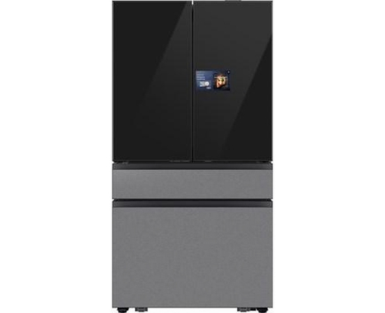 Samsung 36-Inch 29 Cu.Ft. Bespoke Ai 4-Door French Door Refrigerator With Ai Home Screen - RF90F29BECRAA