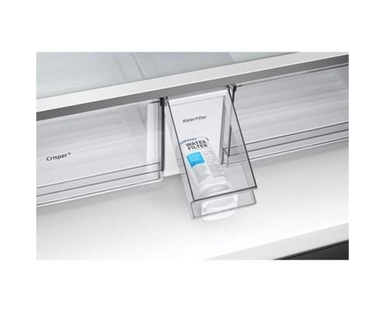 Samsung 36-Inch 29 Cu.Ft. Bespoke Ai 4-Door French Door Refrigerator With Ai Home Screen - RF90F29BECRAA