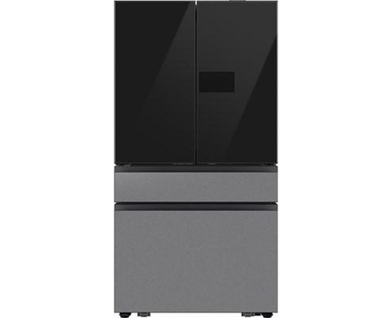 Samsung 36-Inch 29 Cu.Ft. Bespoke Ai 4-Door French Door Refrigerator With Ai Home Screen - RF90F29BECRAA