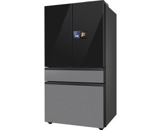 Samsung 36-Inch 29 Cu.Ft. Bespoke Ai 4-Door French Door Refrigerator With Ai Home Screen - RF90F29BECRAA