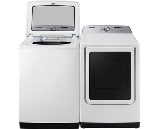 Samsung 7.4 Cu.Ft. 5500 Series Electric Dryer With Steam - DVE52DG5505W/AC