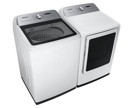 Samsung 7.4 Cu.Ft. 5500 Series Electric Dryer With Steam - DVE52DG5505W/AC