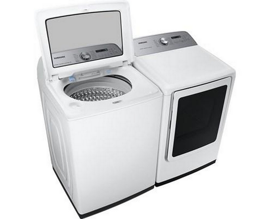 Samsung 7.4 Cu.Ft. 5500 Series Electric Dryer With Steam - DVE52DG5505W/AC