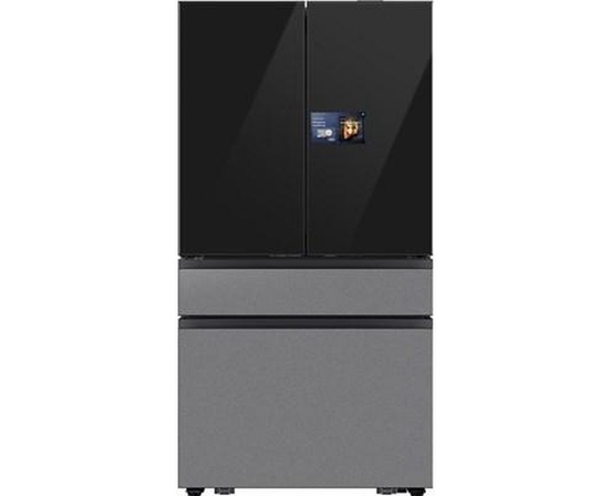 Samsung 36 Inch 23 Cu.Ft. Bespoke Ai Counter Depth 4-Door French Door Refrigerator - RF90F23BECRAA