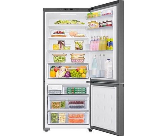 Samsung 28-Inch, 15 Cu. Ft. Counter-Depth Bottom Freezer Refrigerator With Smartthings Ai Energy Mode - RB15DG6000SRAA