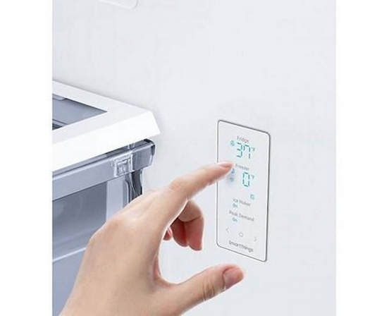 Samsung 18 Cu. Ft. Counter-Depth French 3-Door Refrigerator - RF18A5101MT/AA