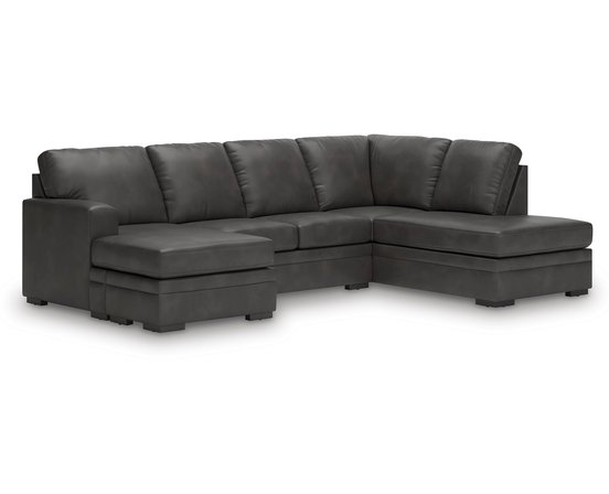 PC61610S1 - Lofton-Pike 2-Piece Sectional and Chaise with Ottoman by Ashley
