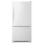 Whirlpool 33-Inch, 22 Cu. Ft. Bottom Freezer Refrigerator With Icemaker - WRB322DMBW