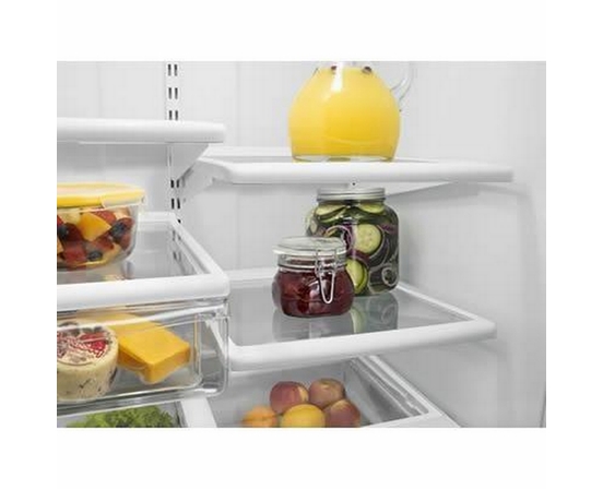 Whirlpool 33-Inch, 22 Cu. Ft. Bottom Freezer Refrigerator With Icemaker - WRB322DMBW
