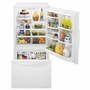 Whirlpool 33-Inch, 22 Cu. Ft. Bottom Freezer Refrigerator With Icemaker - WRB322DMBW