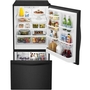 Whirlpool 33-Inch, 22 Cu. Ft. Bottom Freezer Refrigerator With Icemaker - WRB322DMBB