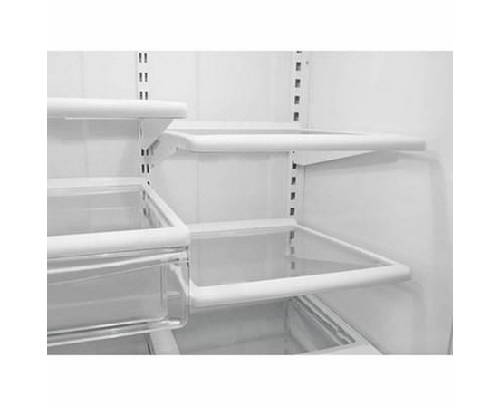 Whirlpool 33-Inch, 22 Cu. Ft. Bottom Freezer Refrigerator With Icemaker - WRB322DMBB
