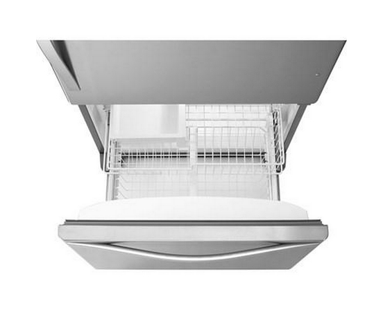 Whirlpool 33-Inch, 22 Cu. Ft. Bottom Freezer Refrigerator With Icemaker - WRB322DMBM