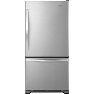 Whirlpool 30-Inch, 18.6 Cu. Ft. Bottom Freezer Refrigerator - WRB329RFBM