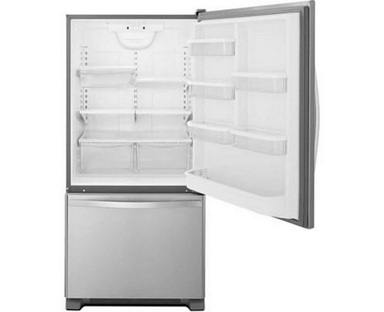 Whirlpool 30-Inch, 18.6 Cu. Ft. Bottom Freezer Refrigerator - WRB329RFBM