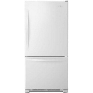 Whirlpool 30-Inch, 18.6 Cu. Ft. Bottom Freezer Refrigerator - WRB329DFBW
