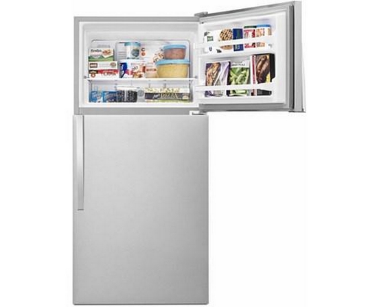 Whirlpool 30-Inch, 18.2 Cu.Ft. Freestanding Top Freezer Refrigerator With Flexi-Slide™ Bin - WRT318FZDM