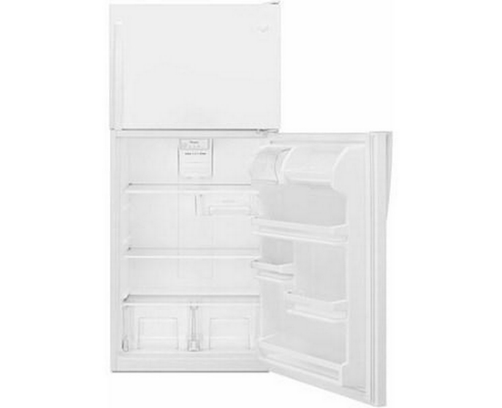 Whirlpool 30-Inch, 18.2 Cu.Ft. Freestanding Top Freezer Refrigerator With Flexi-Slide™ Bin - WRT318FZDW