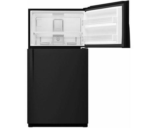 Whirlpool 33-Inch, 21.3 Cu. Ft. Freestanding Top Freezer Refrigerator With Flexi-Slide™ Bin - WRT541SZDB