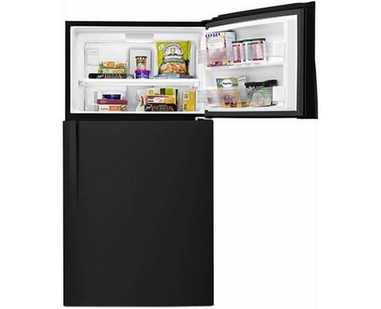 Whirlpool 33-Inch, 21.3 Cu. Ft. Freestanding Top Freezer Refrigerator With Flexi-Slide™ Bin - WRT541SZDB