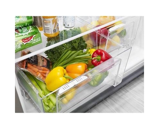 Whirlpool 33-Inch, 21.3 Cu. Ft. Freestanding Top Freezer Refrigerator With Flexi-Slide™ Bin - WRT541SZDM