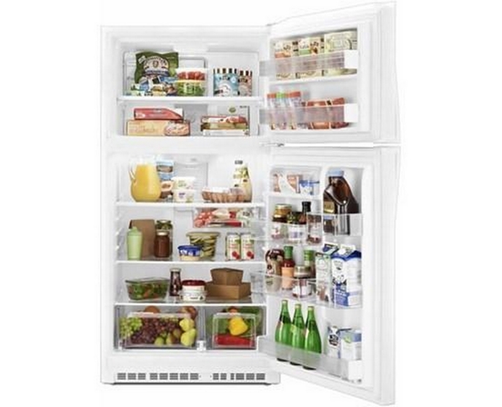 Whirlpool 33-Inch, 21.3 Cu. Ft. Freestanding Top Freezer Refrigerator With Flexi-Slide™ Bin - WRT541SZDW