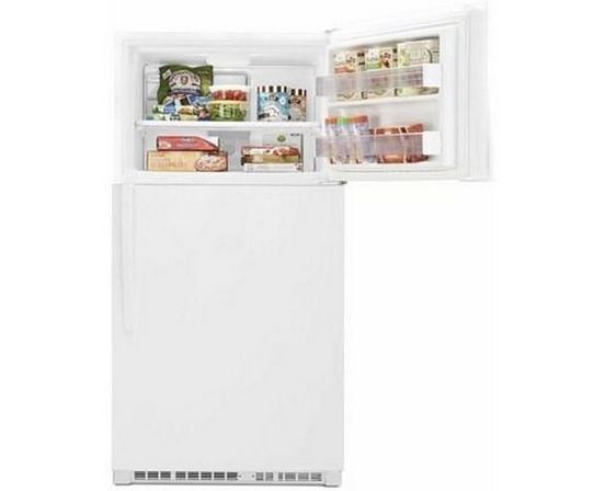 Whirlpool 33-Inch, 21.3 Cu. Ft. Freestanding Top Freezer Refrigerator With Flexi-Slide™ Bin - WRT541SZDW