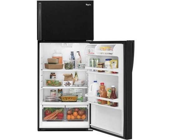 Whirlpool 28-Inch, 14.3 Cu. Ft. Top Freezer Refrigerator - WRT314TFDB