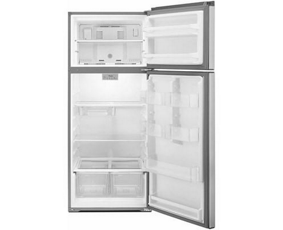 Whirlpool 28-Inch, 17.64 Cu. Ft. Top Freezer Refrigerator - WRT518SZFM