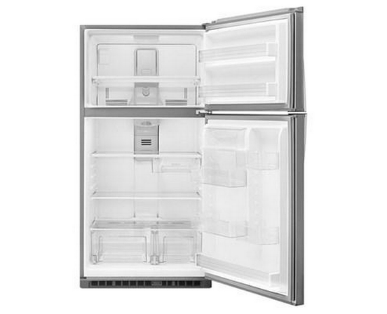 Whirlpool 33-Inch, 21.3 Cu. Ft. Freestanding Top Freezer Refrigerator With Flexi-Slide™ Bin - WRT541SZDZ