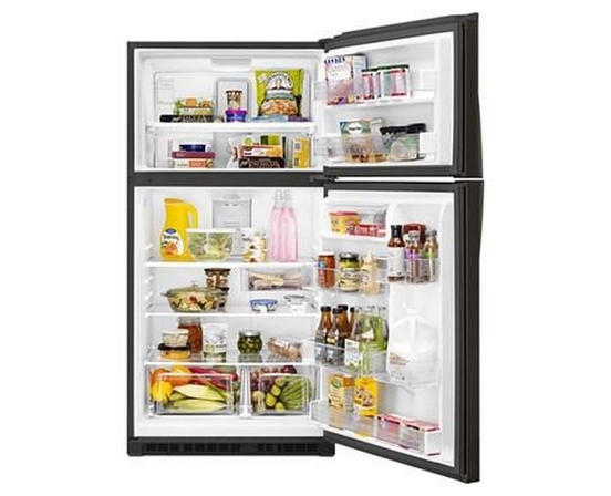 Whirlpool 33-Inch, 21.3 Cu. Ft. Freestanding Top Freezer Refrigerator With Flexi-Slide™ Bin - WRT541SZHV