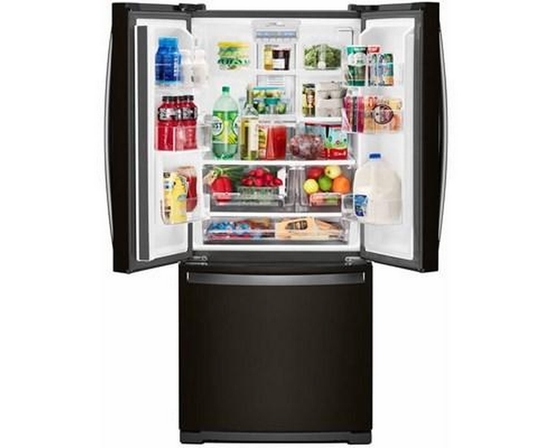 Whirlpool 30-Inch, 19.68 Cu. Ft. French 3-Door Refrigerator - WRF560SMHB