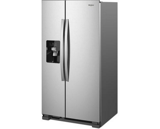 Whirlpool 33-Inch, 21.0 Cu. Ft. Side-By-Side Refrigerator - WRS321SDHZ