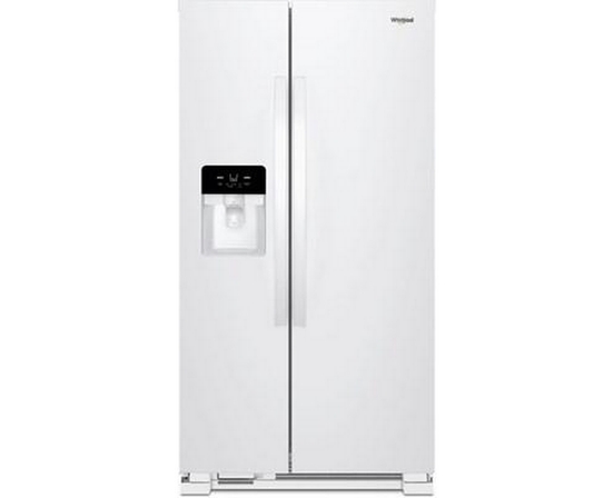 Whirlpool 36-Inch, 24.55 Cu. Ft. Side-By-Side Refrigerator - WRS325SDHW