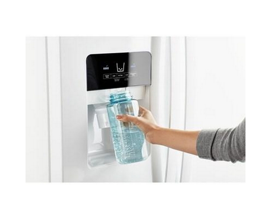 Whirlpool 36-Inch, 24.55 Cu. Ft. Side-By-Side Refrigerator - WRS325SDHW