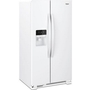 Whirlpool 36-Inch, 24.55 Cu. Ft. Side-By-Side Refrigerator - WRS325SDHW