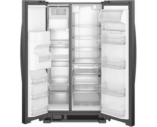 Whirlpool 36-Inch, 24.55 Cu. Ft. Side-By-Side Refrigerator - WRS325SDHB