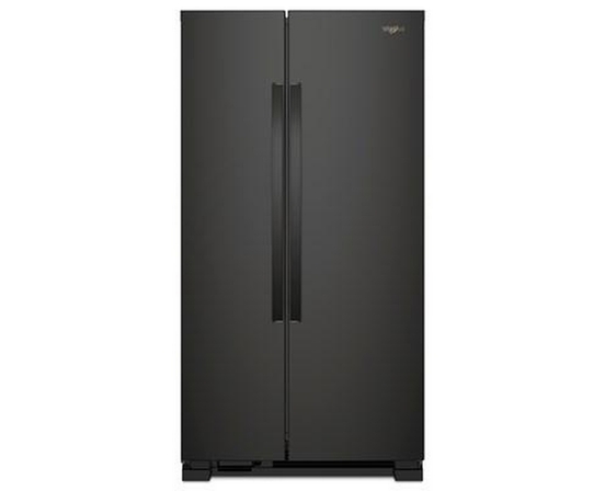 Whirlpool 33-Inch, 21.7 Cu. Ft. Freestanding Side-By-Side Refrigerator With Adaptive Defrost - WRS312SNHB