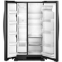 Whirlpool 33-Inch, 21.7 Cu. Ft. Freestanding Side-By-Side Refrigerator With Adaptive Defrost - WRS312SNHB