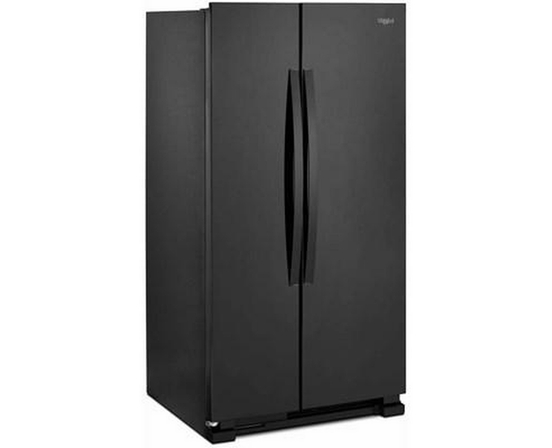 Whirlpool 33-Inch, 21.7 Cu. Ft. Freestanding Side-By-Side Refrigerator With Adaptive Defrost - WRS312SNHB