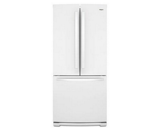 Whirlpool 30-Inch, 19.68 Cu.Ft. Freestanding French 3-Door Refrigerator With Freshflow™ Air Filter - WRF560SFHW