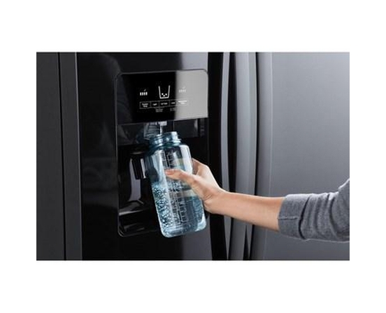 Whirlpool 33-Inch, 21.4 Cu. Ft. Side-By-Side Freestanding Refrigerator With Exterior Ice And Water Dispenser With Everydrop™ Water Filtration - WRS331SDHB