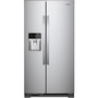 Whirlpool 33-Inch, 21.4 Cu. Ft. Side-By-Side Freestanding Refrigerator With Exterior Ice And Water Dispenser With Everydrop™ Water Filtration - WRS331SDHM